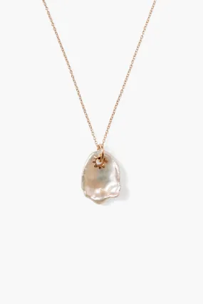 14k Kilauea Necklace White Pearl