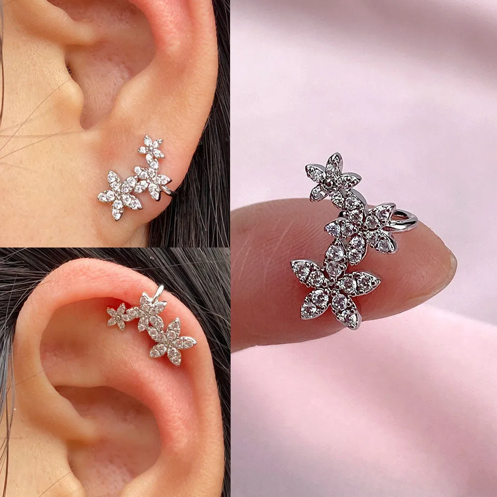 1Pc Helix Cartilage Conch Fake Without Piercing Ear Cuffs Earcuff Wrap Rock Earring Cuff No Piercing