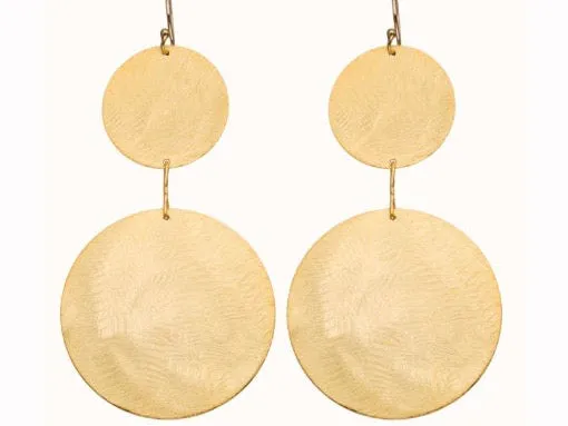 2 Drop Large Graduated Earrings