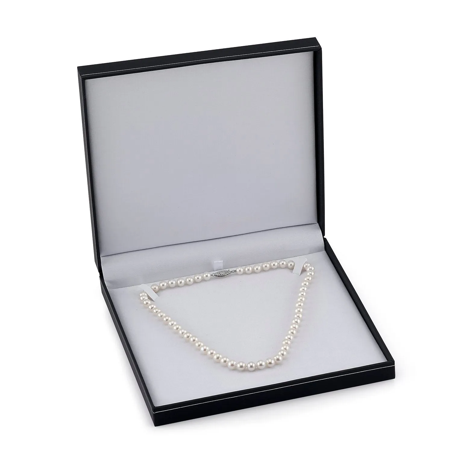 6.5-7.0mm White Freshwater Pearl Necklace - AAA Quality