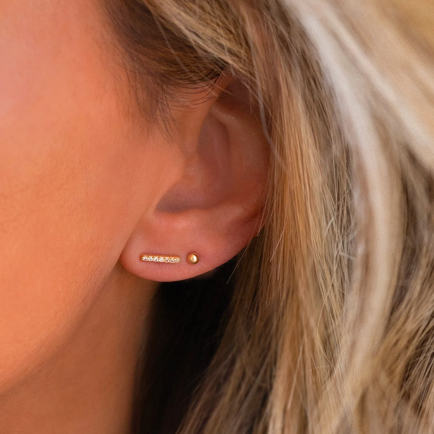 Ball Stud | 14k Gold