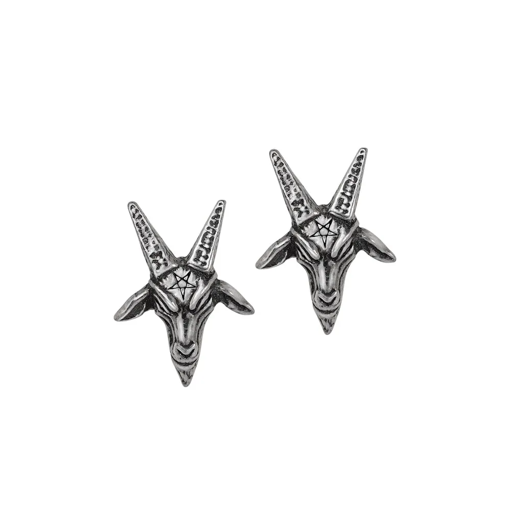 Baphomet Stud Earrings