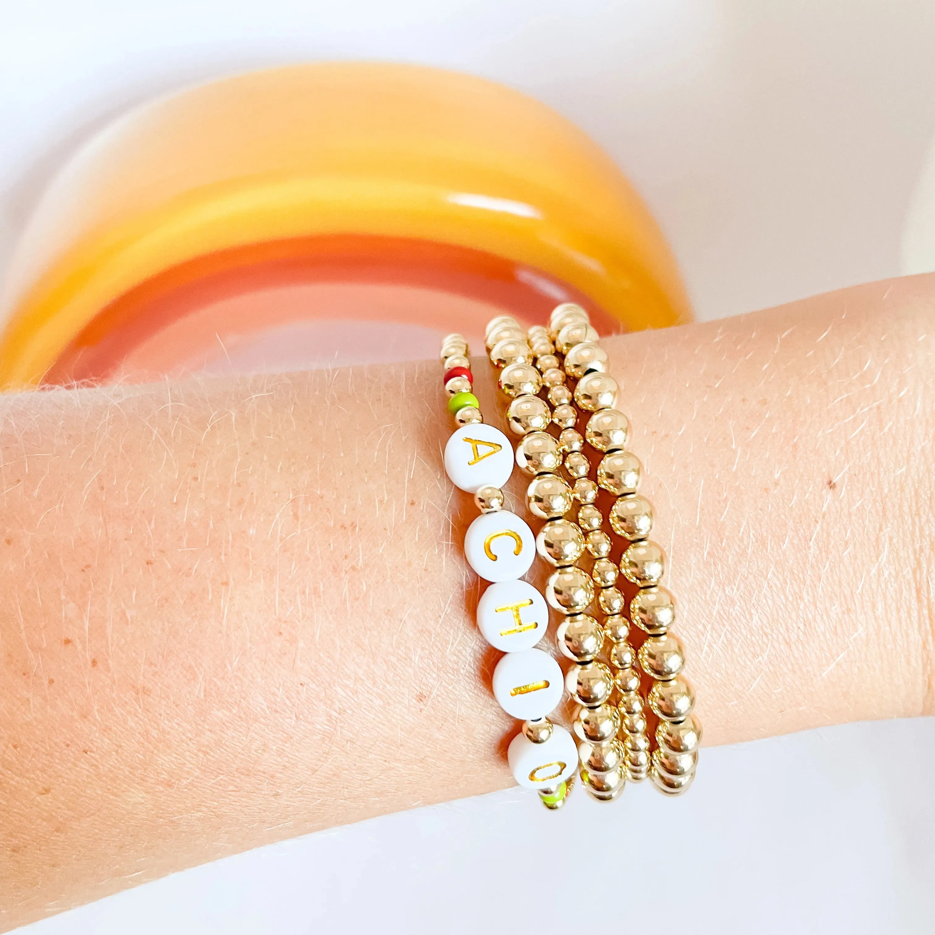 Beaded Blondes | A Chi O Color Sorority Bracelet