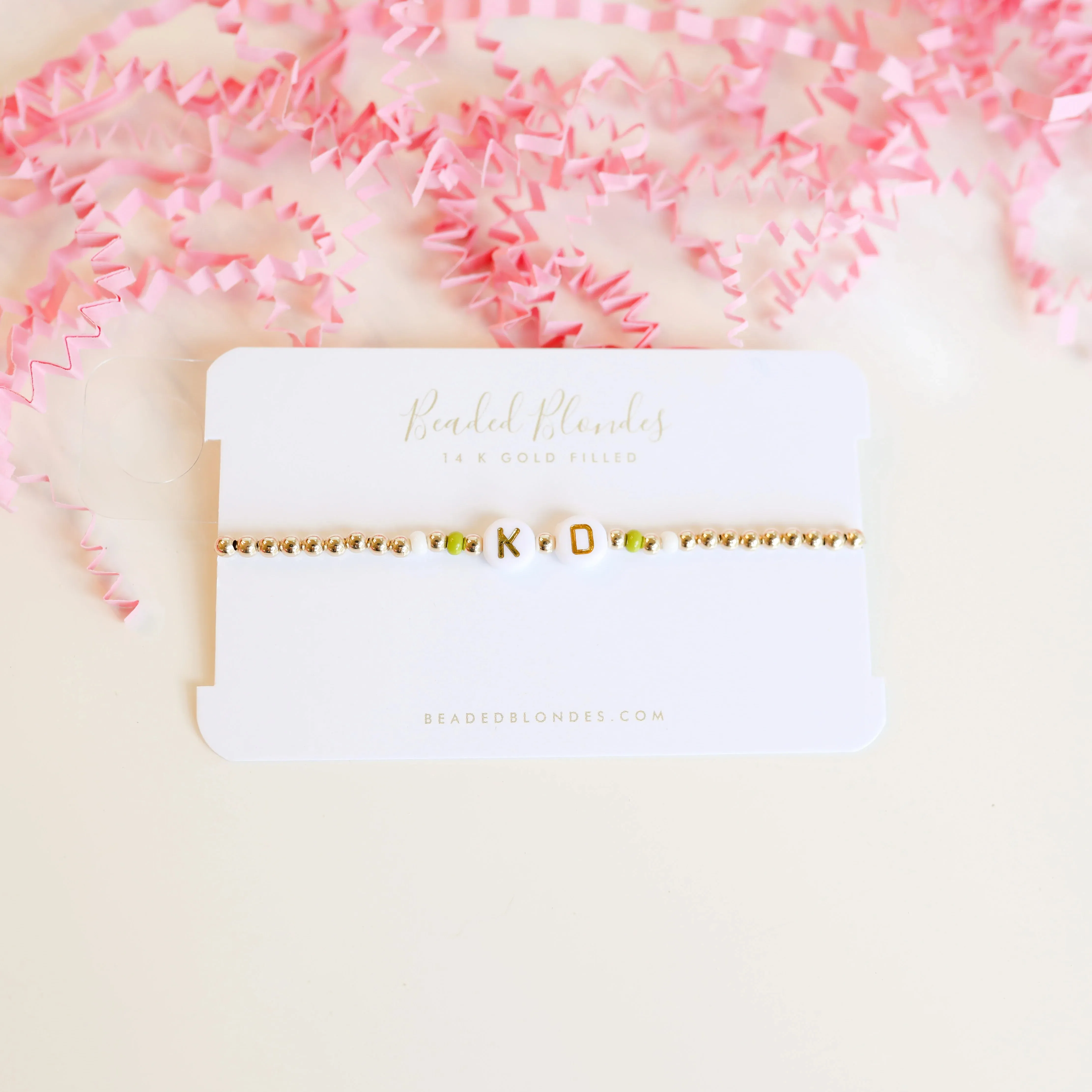 Beaded Blondes | Kappa Delta Color Sorority Bracelet