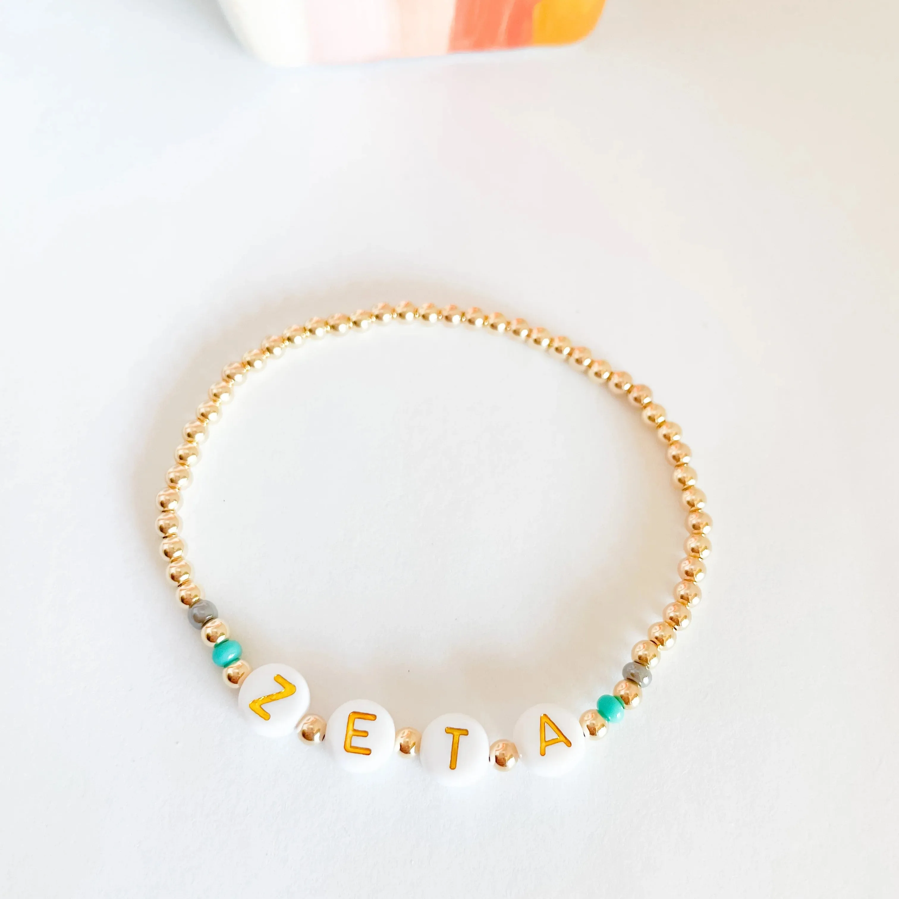 Beaded Blondes | Zeta Color Sorority Bracelet