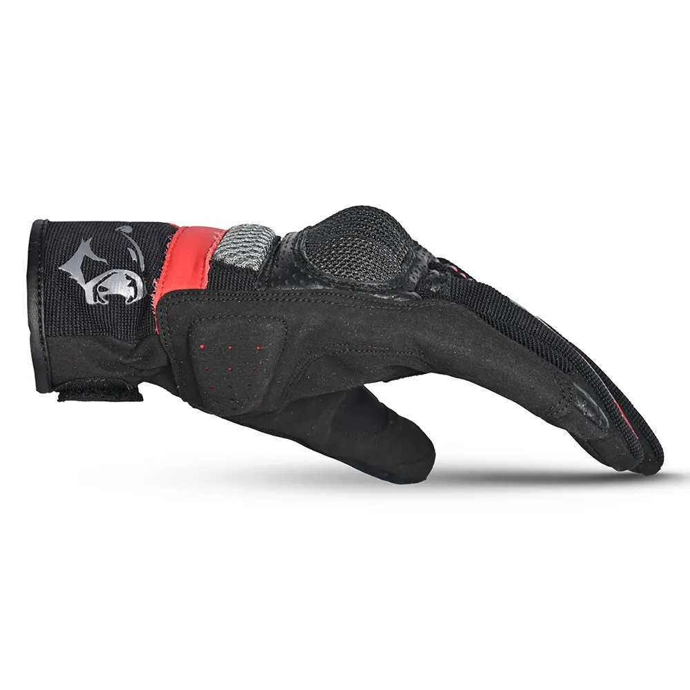 BELA Hero Air  - Summer Mesh Gloves - Black Gray Red