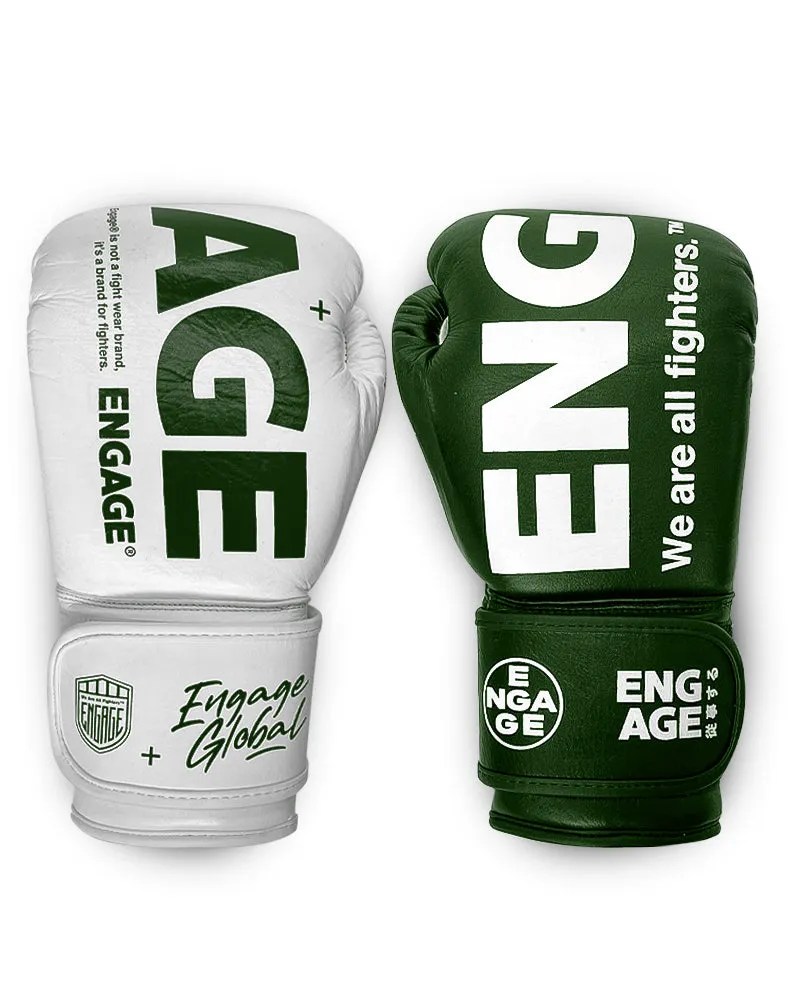 Billboard Boxing Gloves (Green/White)