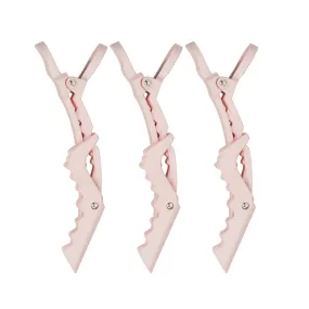 Blush Crocodile Clips