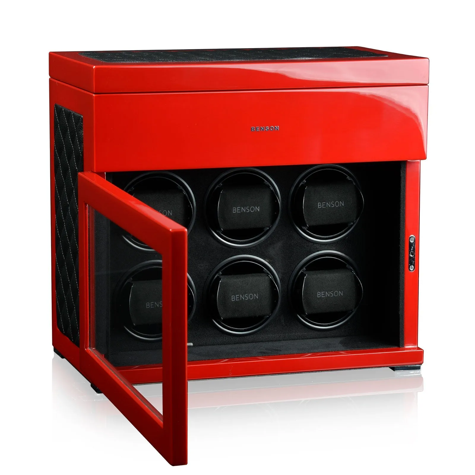 BSN Watch Winder Black Series 6.16 LE Red/black leather