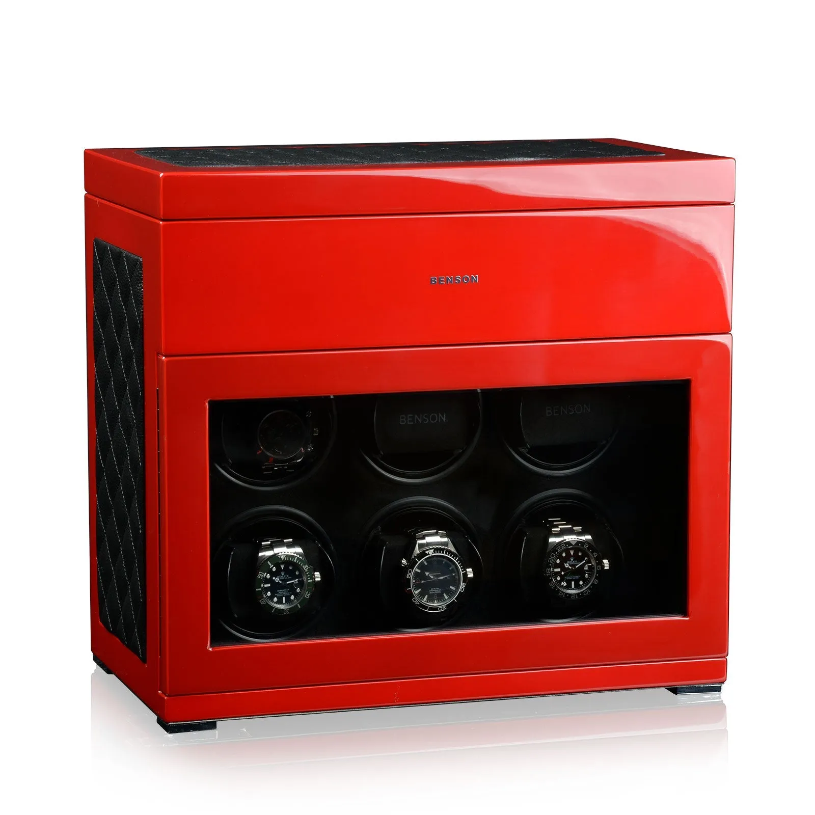 BSN Watch Winder Black Series 6.16 LE Red/black leather