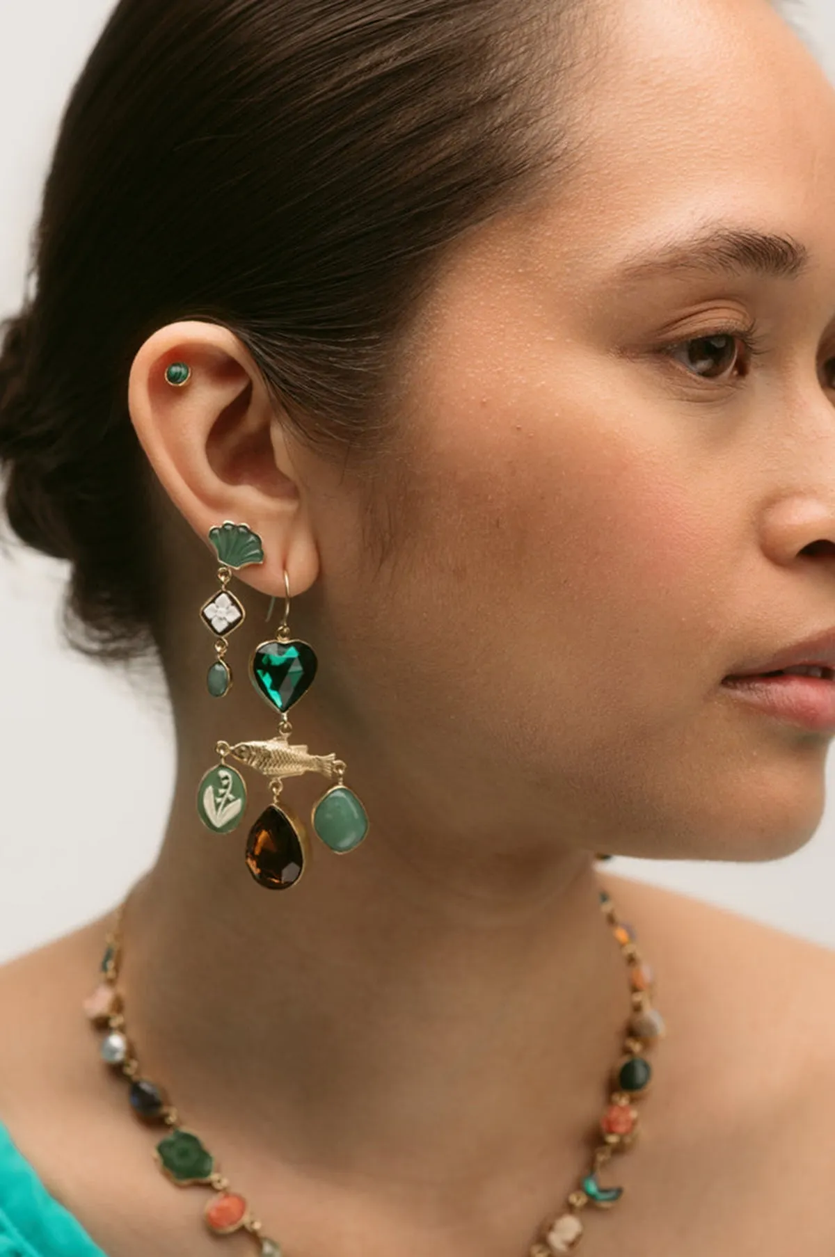 Fish Balance Drop Earrings