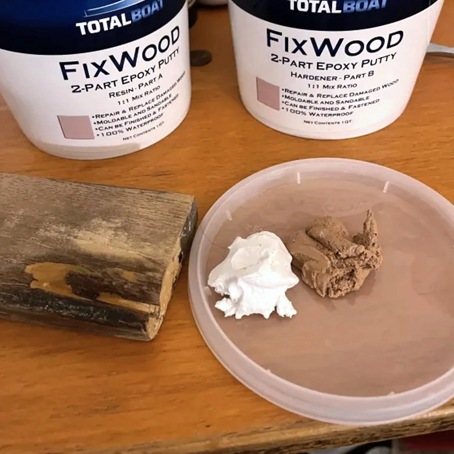 FixWood Wood Repair Epoxy Putty