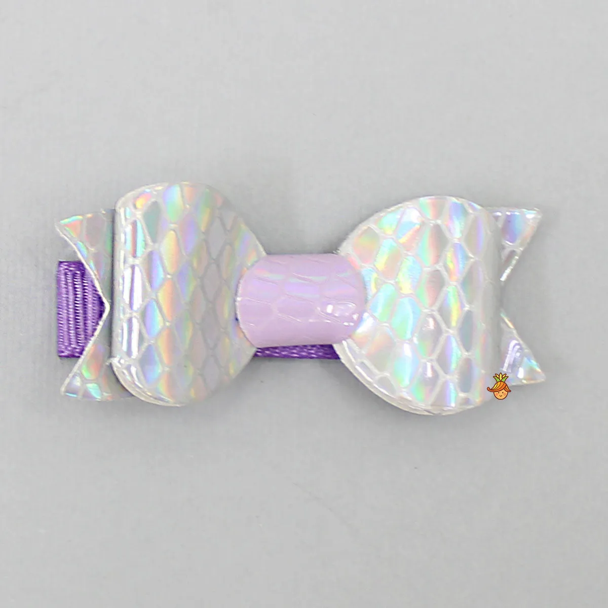 Glitter Lavender Hair Clips - Set Of 2