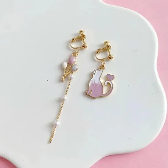 Kawaii Neko Earrings