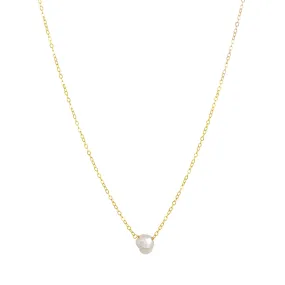 KESHI PEARL NECKLACE GOLD