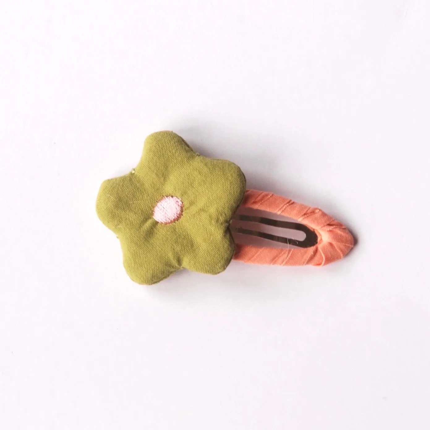 Kit & Kate Sakura Children's Hair Clips - Green