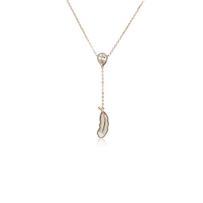 Leaf Mother of Pearl Necklace