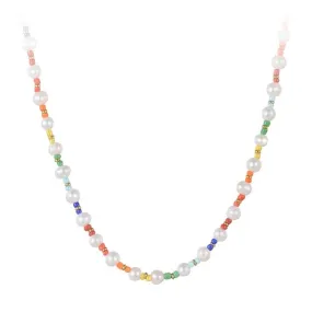 Malibu Rainbow Pearl Necklace