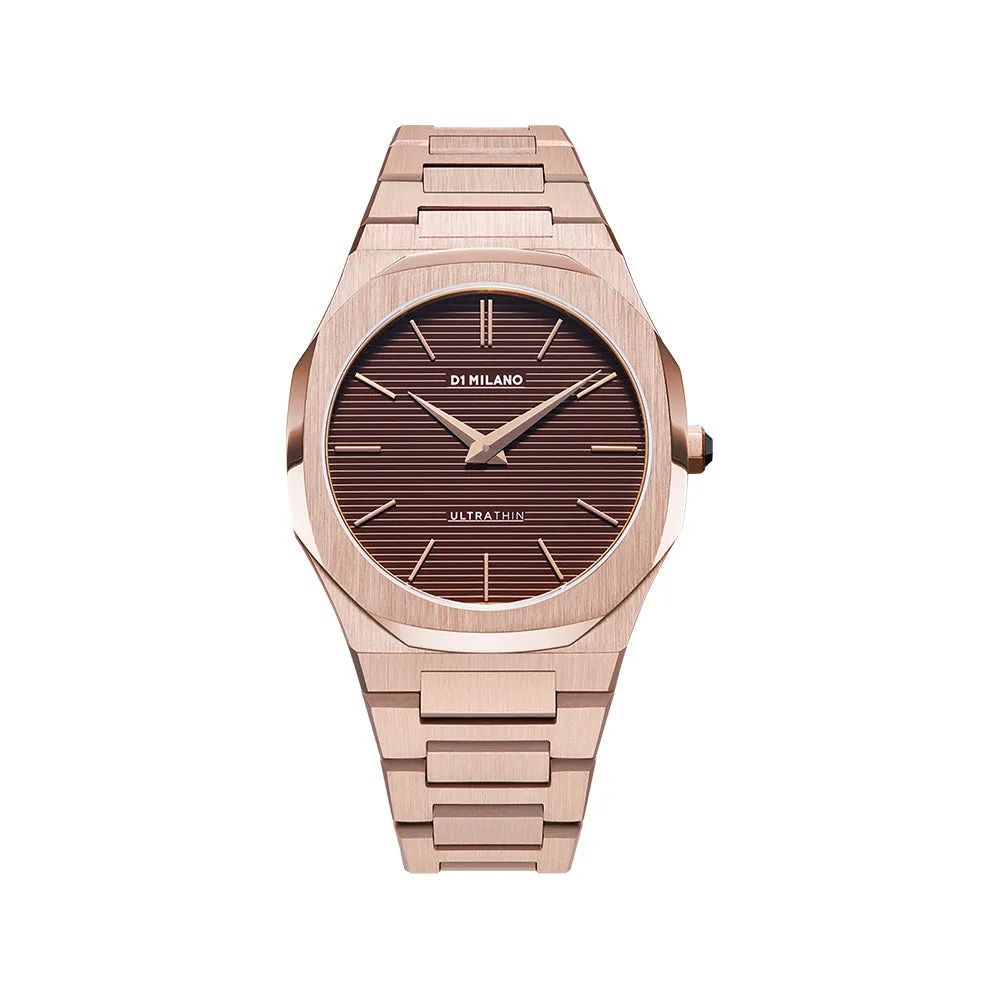 Men Ultra Thin Champagne 40mm Watch