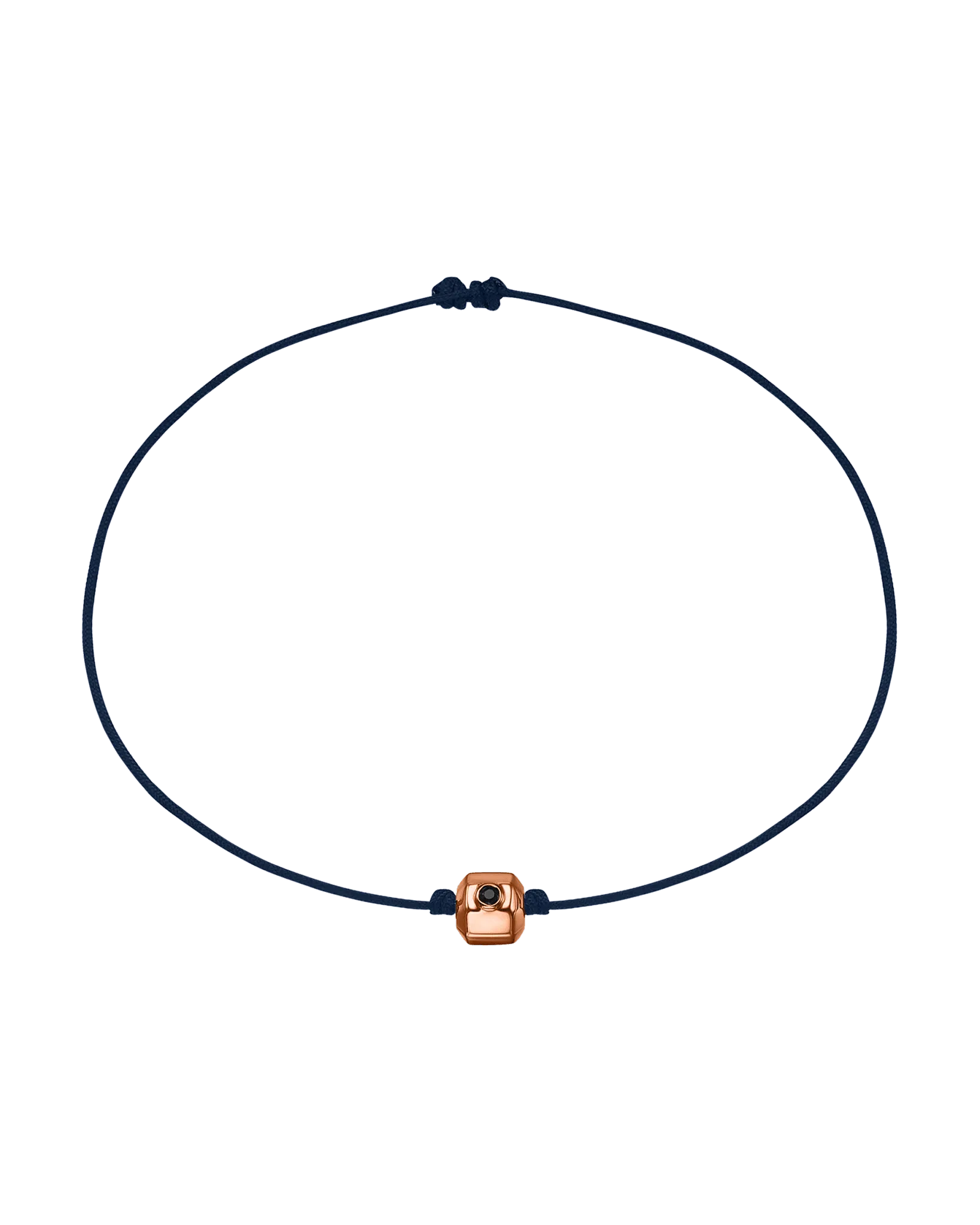 Men's Octo Black Diamond Bracelet - 14K Rose Gold