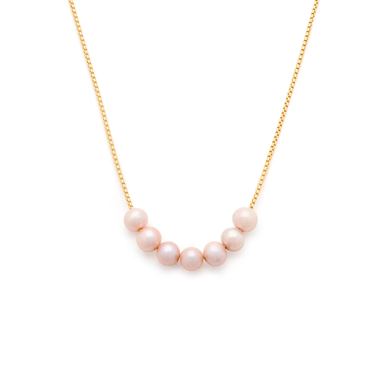 Mer Necklace | Pink Pearl