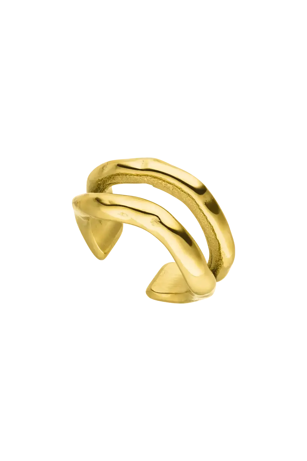 Molten Ear Cuff 14K Gold Plated