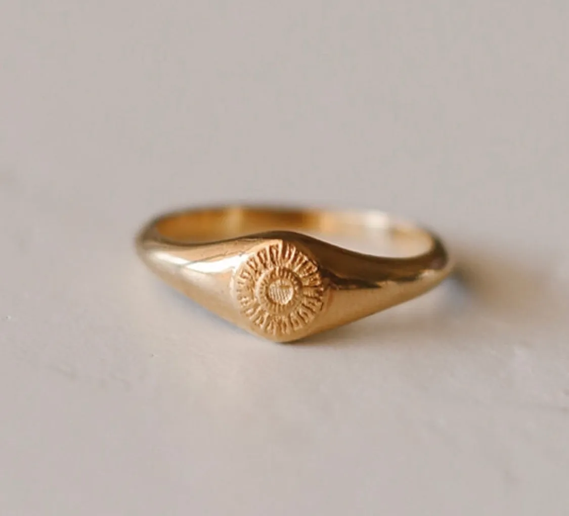 Ocean of Grace Ring in Vermeil