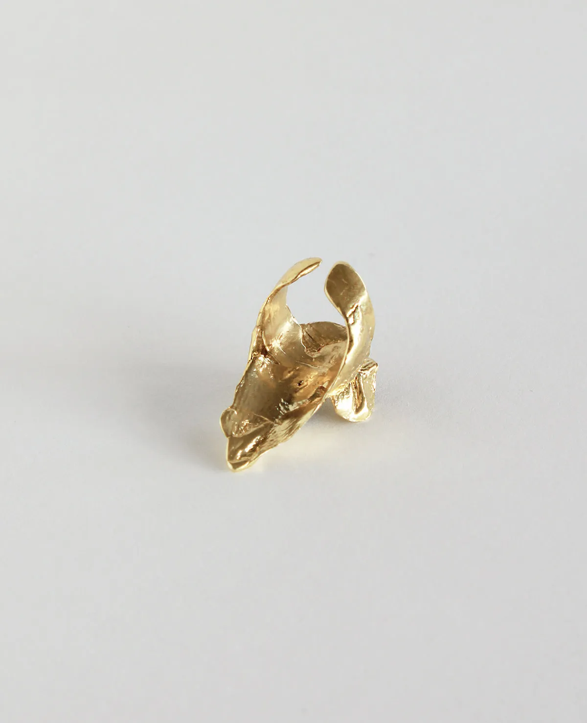 ORCHIS CLAW // golden nail ring