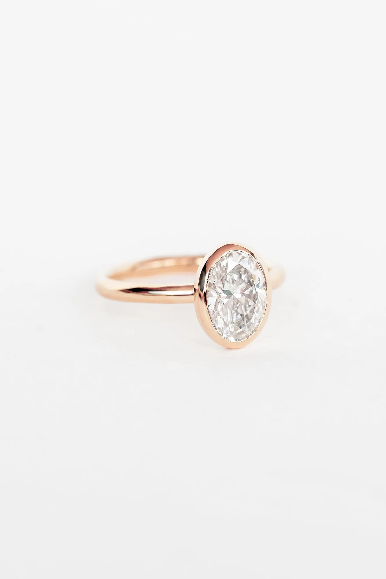 Oval Aura Ring with 1.91ct Lab Diamond