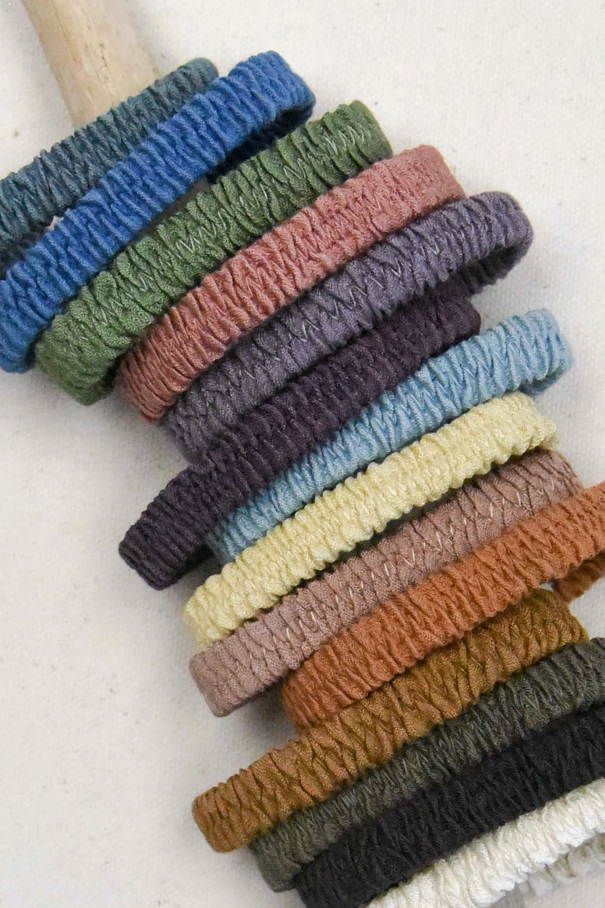 Plant-dyed Silk Hair Ties