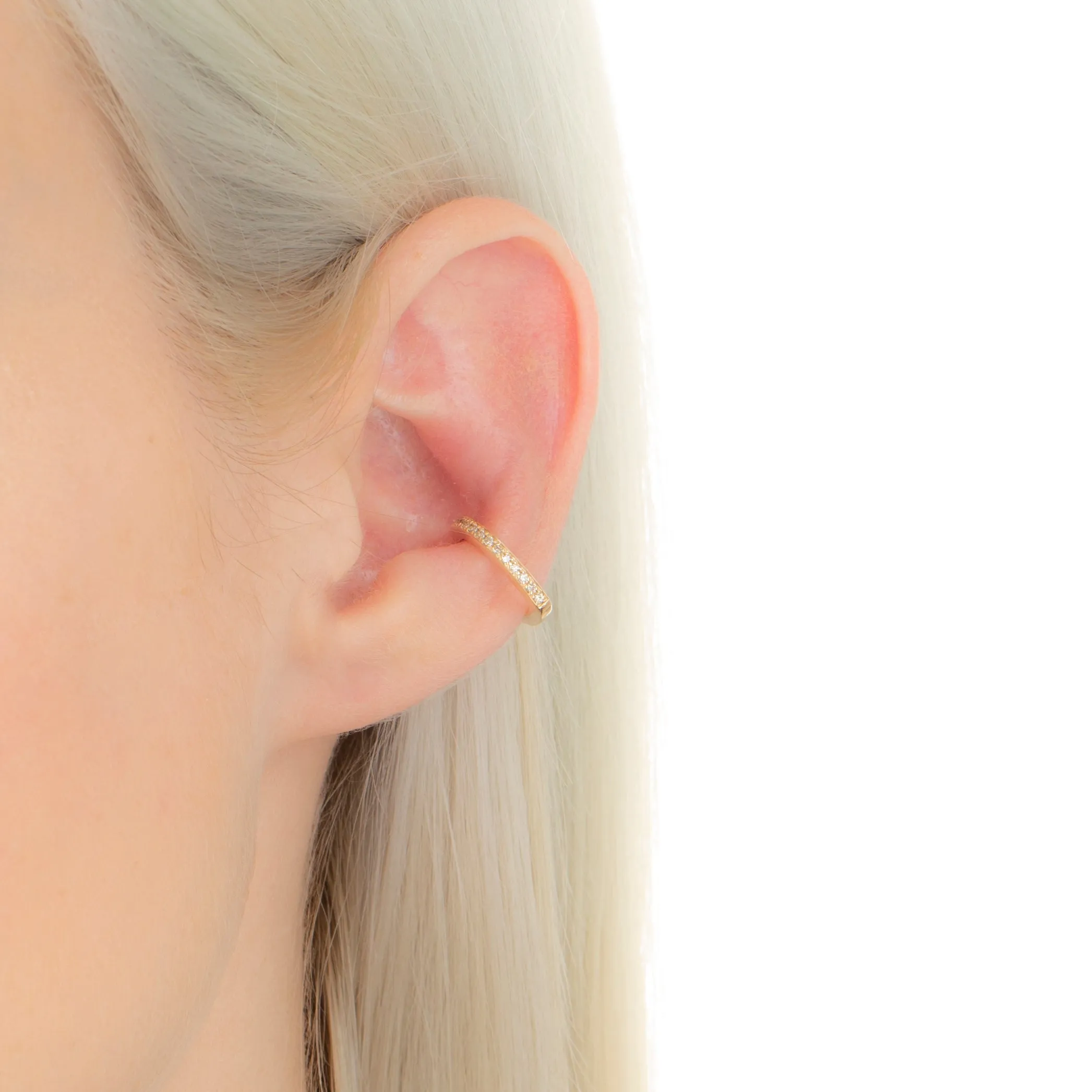 "Manhattan" Diamond Ear Cuff Small size