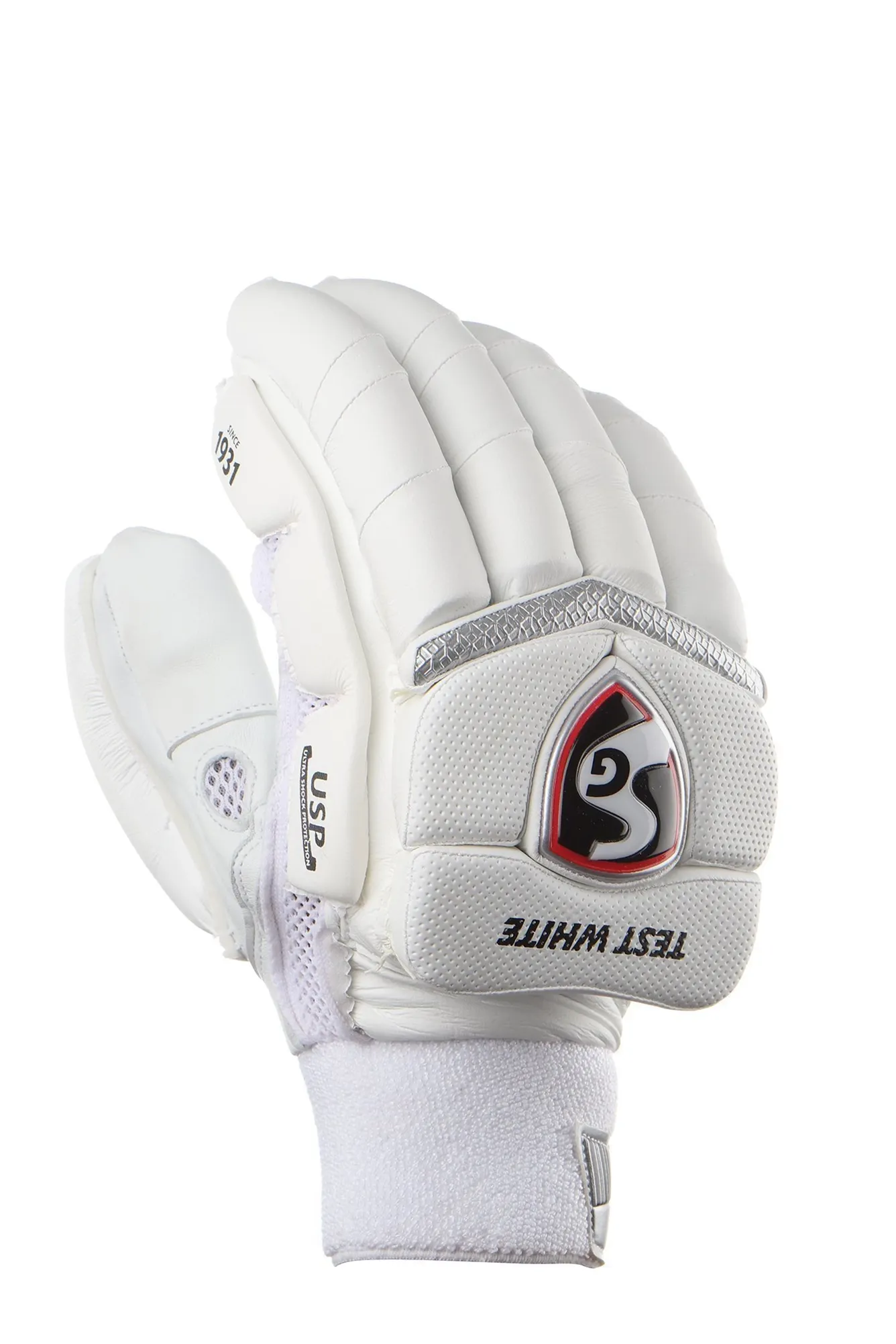 SG Test White Cricket Batting Gloves