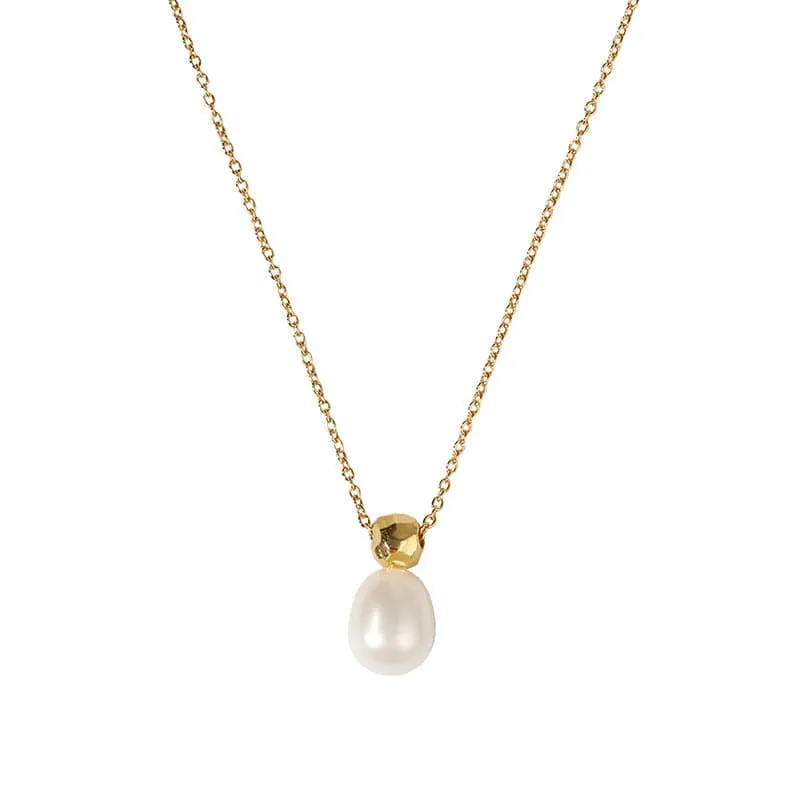 Teardrop Baroque Pearl Necklace