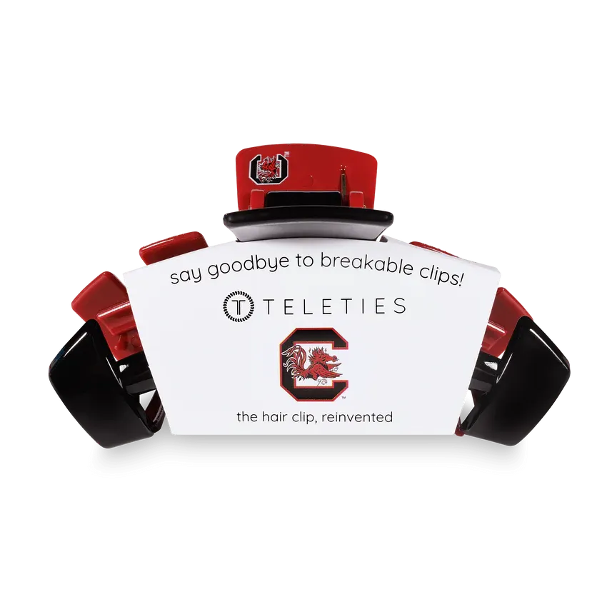 TELETIES - University of South Carolina Large Hair Clip